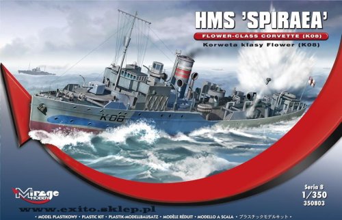 Przejdź do produktu MIRAGE 350803 - 1:350 HMS Spiraea - Korweta klasy Flower (K-08)