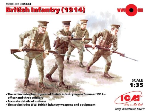 Przejdź do produktu ICM 35684 - 1:35 British Infantry 1914