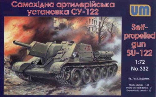Przejdź do produktu UNIMODELS 332 - 1:72 Self Propelled Gun SU-122