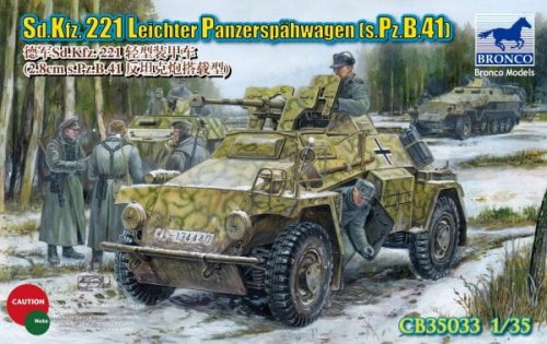 Przejdź do produktu BRONCO CB 35033 - 1:35 Sd.Kfz.221 Armored Car w/PzB41