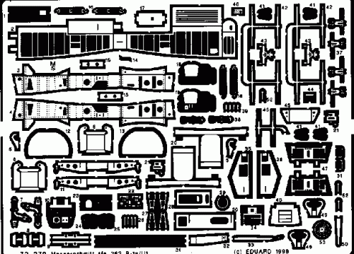 Przejdź do produktu EDUARD 72270 - 1:72 Me 262B-1a/U-1 Schwalbe