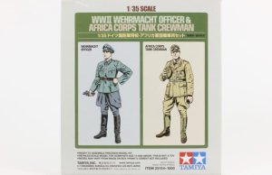 TAMIYA 25154 - 1:35 WWII Wehrmacht Officer & Africa Corps Tank Crewman