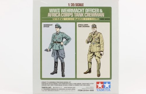 Przejdź do produktu TAMIYA 25154 - 1:35 WWII Wehrmacht Officer & Africa Corps Tank Crewman