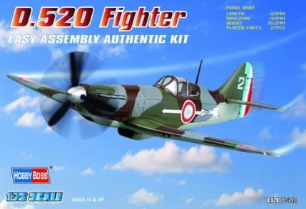 Przejdź do produktu HOBBY BOSS 80237 - 1:72 French D.520 Fighter