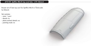 EDUARD 672124 - 1:72 Spitfire Mk.IX top cowl late