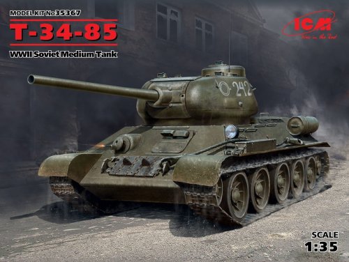 Przejdź do produktu ICM 35367 - 1:35 T-34-85 WWII Soviet Medium Tank
