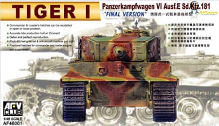 Przejdź do produktu AFV CLUB 48001 - 1:48 Pz.Kpfw. VI Tiger Final Version