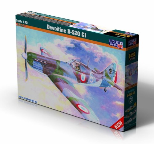 Przejdź do produktu MISTERCRAFT D216 - 1:72 Dewoitine D-520 C1