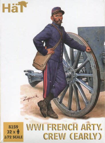 Przejdź do produktu HAT 8159 - 1:72 WWI French Artillery Crew (Early)