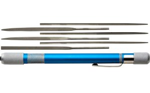 EXCEL 70001 - Uchwyt plus 6 mikro-pilników