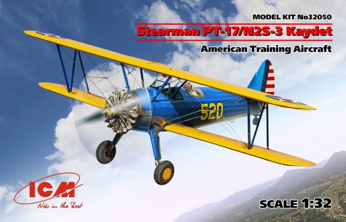 Przejdź do produktu ICM 32050 - 1:32 Stearman PT-17/N2S-3 Kaydet American Training Aircraft