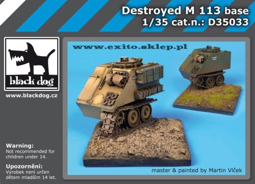 Przejdź do produktu BLACK DOG D35033 - 1:35 Destroyed M 113 - base
