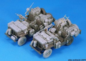 LEGEND LF1233 - 1:35 SAS Jeep Conversion set (for 2 vehicles)