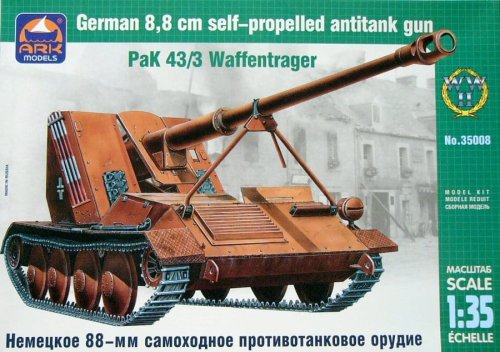 Przejdź do produktu ARK MODELS 35008 - 1:35 PaK 43/3 Waffentrager 8,8