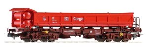 PIKO 54604-3 H0 - Otwarty wagon towarowy wywrotka typu Fakks 127 DB AG