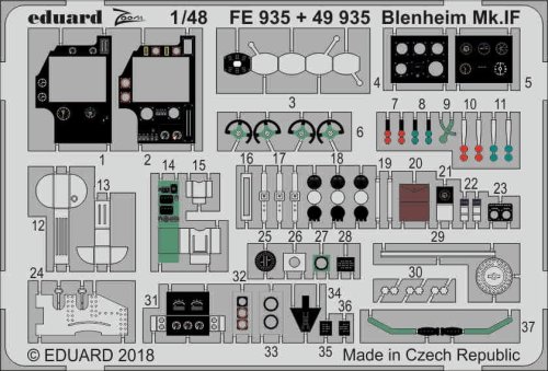Przejdź do produktu Eduard FE935 - 1:48 Blenheim Mk.IF