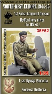 TORO MODEL 35F52 - 1:35 Kierowca Bedforda - 1 Dywizja Pancerna NWE 1944-45