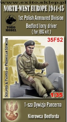 Przejdź do produktu TORO MODEL 35F52 - 1:35 Kierowca Bedforda - 1 Dywizja Pancerna NWE 1944-45
