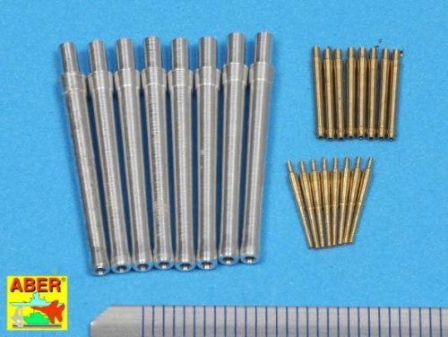 Przejdź do produktu ABER 1:350L-64  - 1:350 Set of Barrels for H.M.S. Warspite battleship - 15” Mk.Ix 8; 6” Mk.XII x 8; 4” Mk.XVI x 8