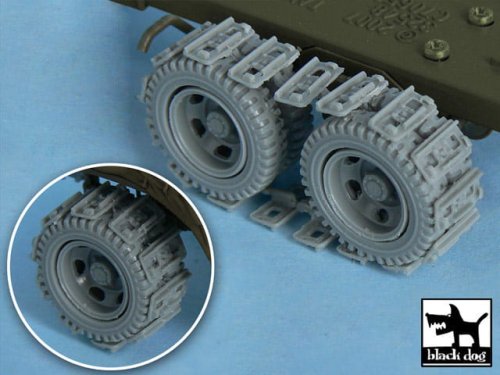 Przejdź do produktu BLACK DOG T48049 - 1:48 US 1 1/2 ton Cargo Truck Traction devices