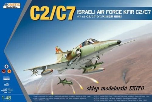 Przejdź do produktu KINETIC 48046 - 1:48 Kfir C2/C7 Israeli Air Force