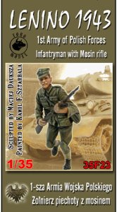 TORO MODEL 35F23 - 1:35 Lenino 1943 - żołnierz piechoty z mosinem