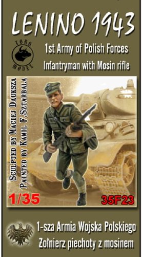 Przejdź do produktu TORO MODEL 35F23 - 1:35 Lenino 1943 - żołnierz piechoty z mosinem