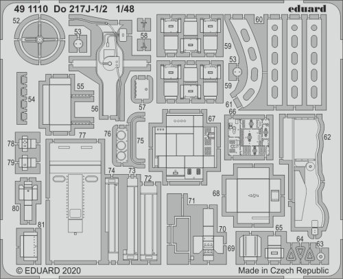 Przejdź do produktu EDUARD 491110 - 1:48 Do 217J-1/2
