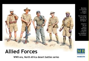 MASTER BOX 3594 - 1:35 Allied Forces North Africa WWII