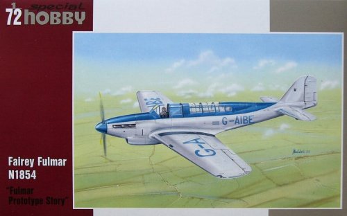 Przejdź do produktu SPECIAL HOBBY 72196 - 1:72 Fairey Fulmar N185 Prototype Story