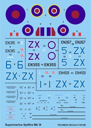 Przejdź do produktu TECHMOD 72019 - 1:72 Spitfire Mk.IX