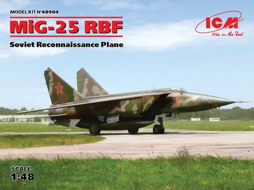 Przejdź do produktu ICM 48904 - 1:48 MiG-25 RBF Soviet Reconnaissance Plane