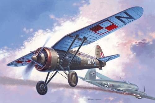 Przejdź do produktu MIRAGE 481001 - 1:48 PZL P-11c