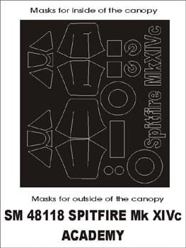 Przejdź do produktu MONTEX SM48118 - 1:48 Spitfire Mk.XIVc