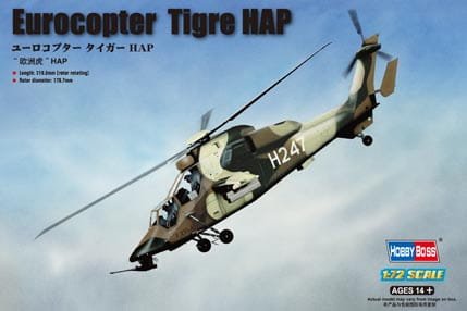Przejdź do produktu HOBBY BOSS 87210 - 1:72 French Army Eurocopter EC-665 Tiger HAP