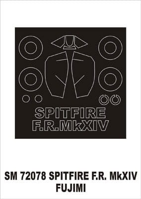 Przejdź do produktu MONTEX SM72078 - 1:72 Spitfire F.R. Mk.XIV
