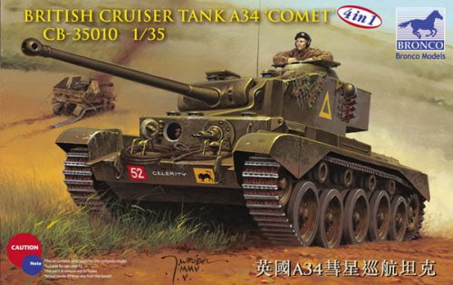 Przejdź do produktu BRONCO CB 35010 - 1:35 British Cruiser Tank A34 Comet