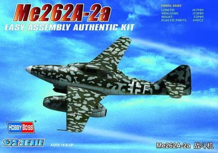 Przejdź do produktu HOBBY BOSS 80248 - 1:72 Germany Me262A-2a Fighter