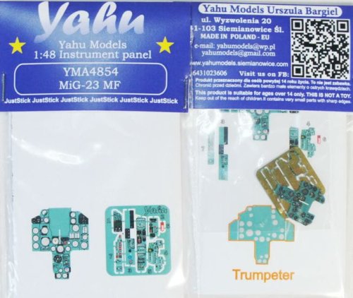 Przejdź do produktu YAHU YMA4854 - 1:48 MiG-23 MF tablica przyrządów