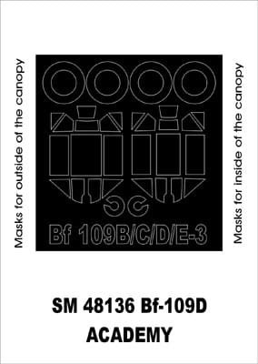 Przejdź do produktu MONTEX SM48136 - 1:48 Messerschmitt Bf-109 D