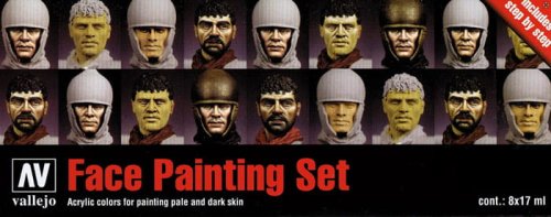 Przejdź do produktu VALLEJO 70119 - Face Painting Set (Include Step by Step) - Model Color Set