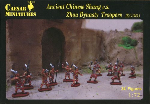Przejdź do produktu CAESAR MINIATURES H029 - 1:72 Ancient Chinese Shang vs Zhou Dynasty Troopers