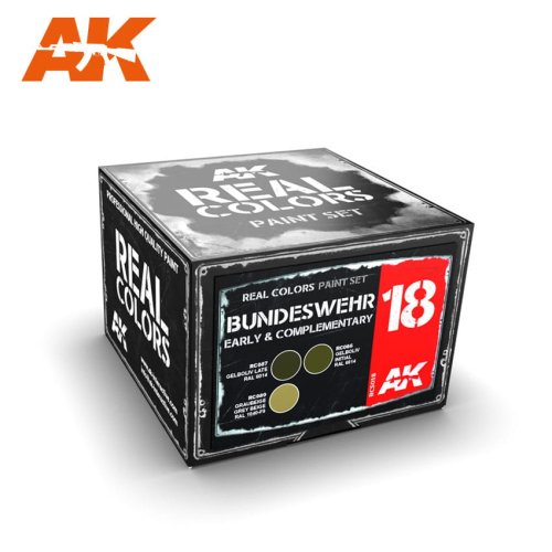 Przejdź do produktu AK INTERACTIVE RCS018 - Zestaw farb Bundeswehr Early & Complementary