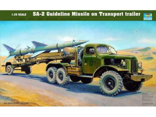 Przejdź do produktu TRUMPETER 00204 - 1:35 SA-2 Guideline Missile on Transport trailer
