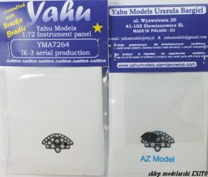 YAHU YMA7264 - 1:72 IK-3 tablica przyrządów