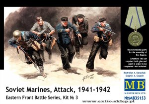 MASTER BOX 35153 - 1:35 Soviet Marines Attack 1941-42. Eastern Front Battle Series Kit No 3