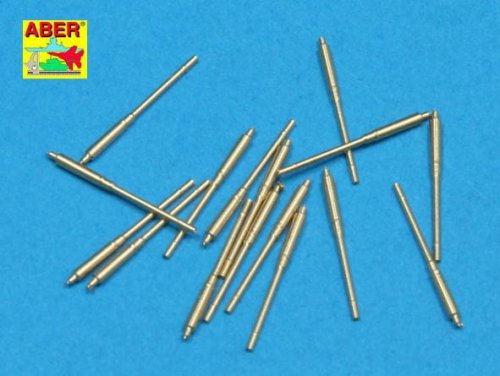 Przejdź do produktu ABER 1:350L-14  - 1:350 Set of 16 pcs 105 mm SFLAK barrels used in C/37 mount for German ships