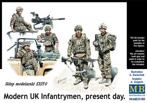 Przejdź do produktu MASTER BOX 35180 - 1:35 Modern UK Infantrymen , present day