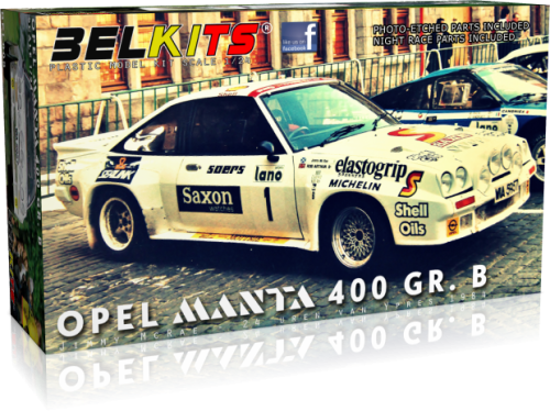 Przejdź do produktu BELKITS 009 - 1:24 Opel Manta 400 GR. B Jimmy McRae 1984