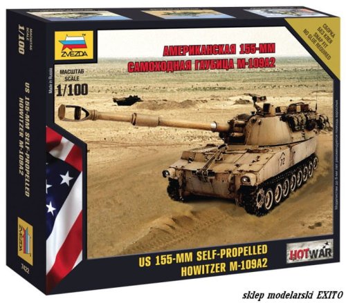 Przejdź do produktu ZVEZDA 7422 - 1:100 US 155mm M-109A2 Howitzer